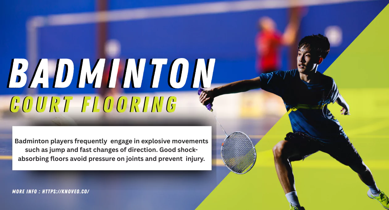 Badminton Court Flooring Solutions | High-Quality Sports Flooring by Knoveo