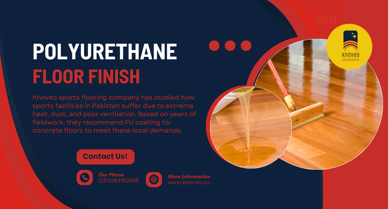 Polyurethane Floor Finish for Sports Flooring | Knoveo’s Durable & High-Performance Solutions