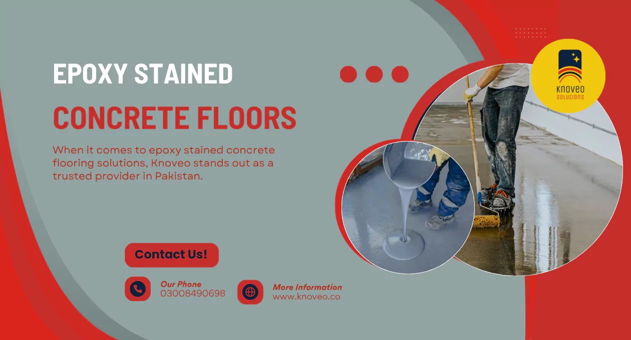 Epoxy Stained Concrete Floors | Durable & Aesthetic Flooring Solutions by Knoveo