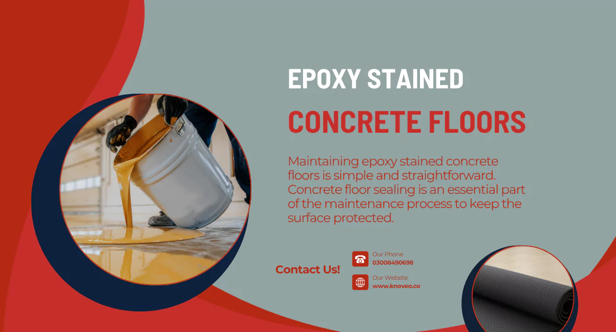 Epoxy Stained Concrete Floors | Durable & Aesthetic Flooring Solutions by Knoveo