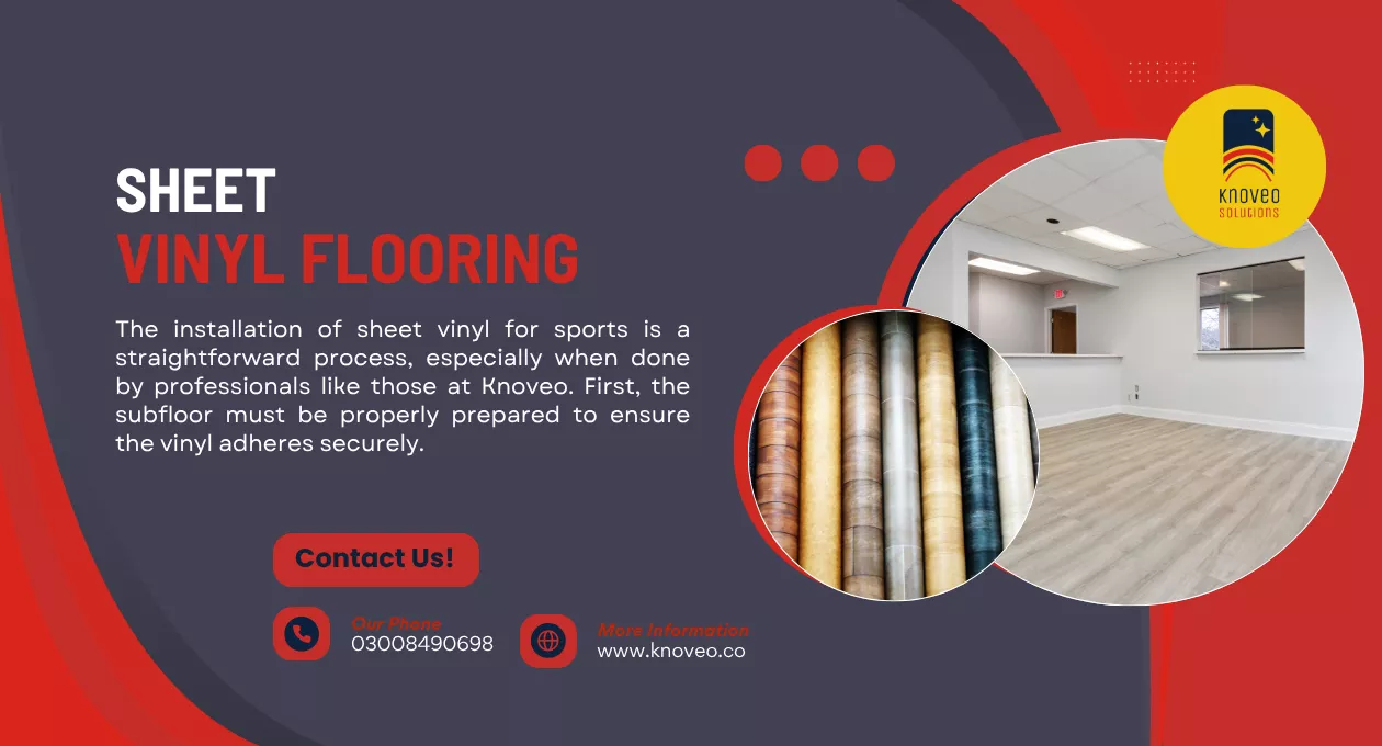 Sheet Vinyl Flooring for Sports Facilities | Knoveo Floorings