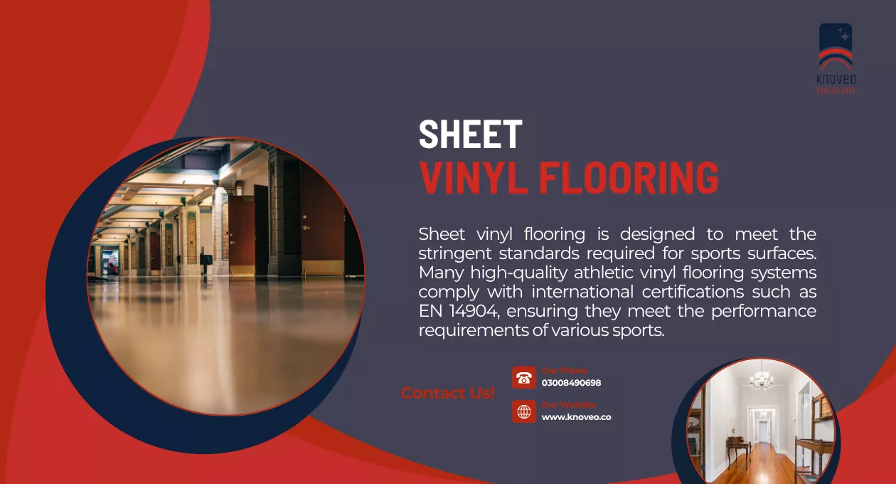 Sheet Vinyl Flooring for Sports Facilities | Knoveo Floorings