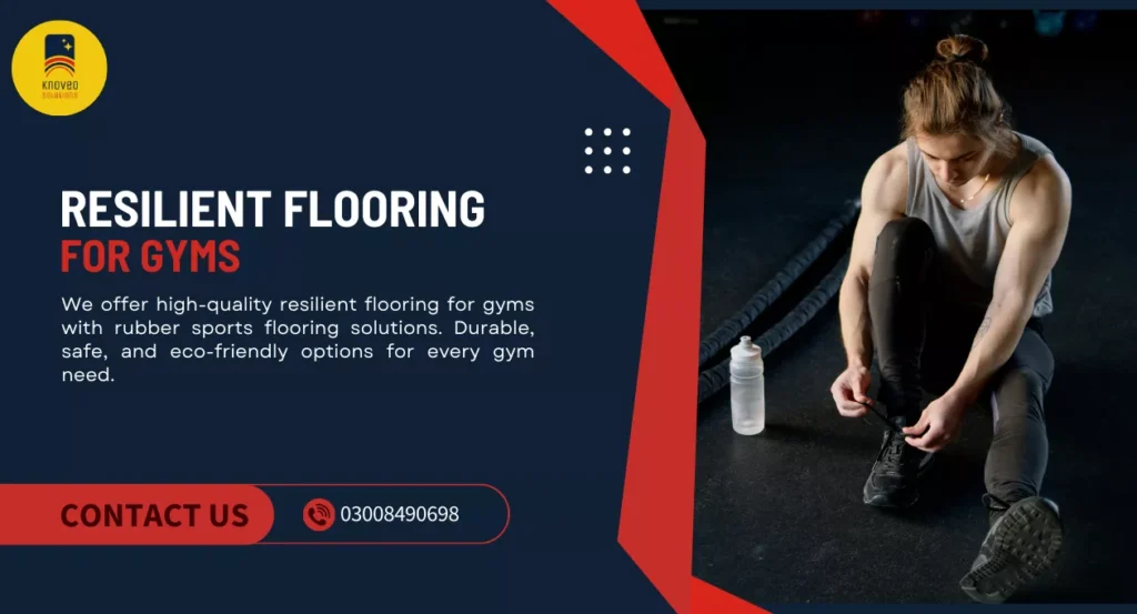 Resilient flooring for gyms - Rubber Sports Flooring