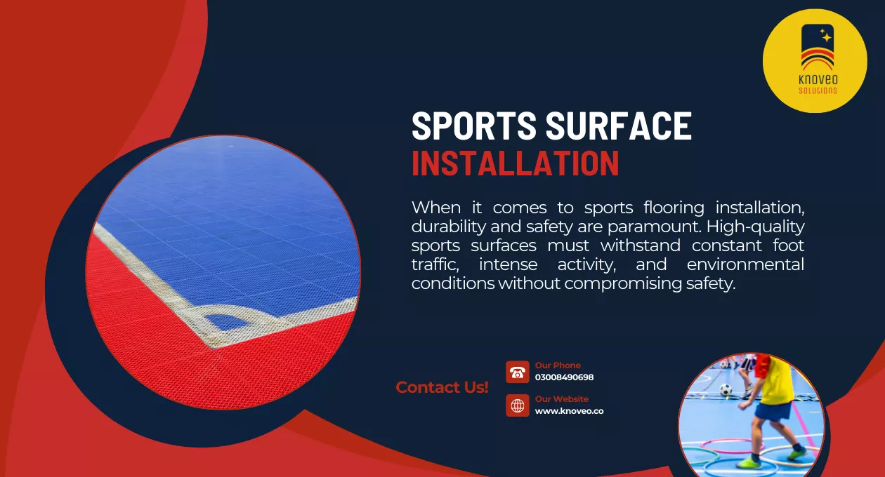 Sports Surface Installation - Sports Flooring Company | Knoveo