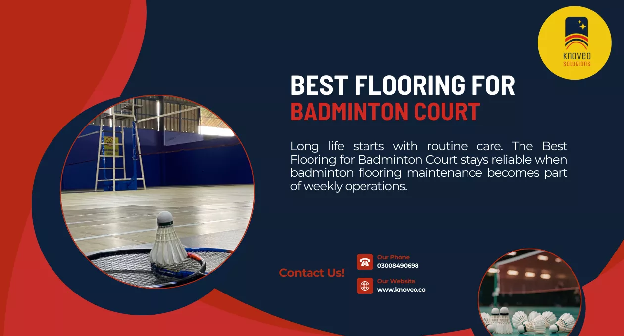 Best Flooring for Badminton Court | Knoveo 