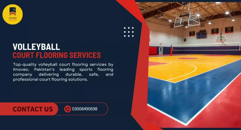 Volleyball Court Flooring Services | Knoveo Sports Flooring Company