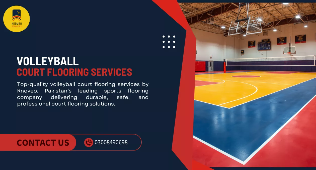 Volleyball Court Flooring Services | Knoveo Sports Flooring Company