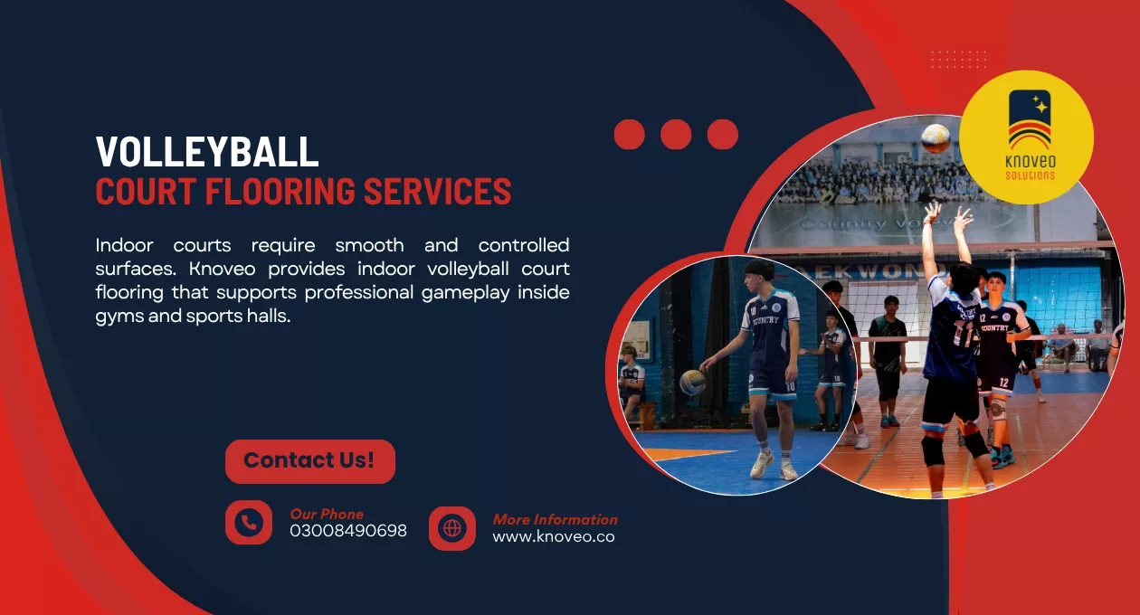 Volleyball Court Flooring Services | Knoveo Sports Flooring Company