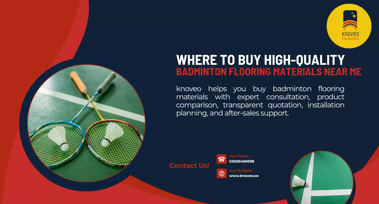 Where to buy high-quality badminton flooring materials near me