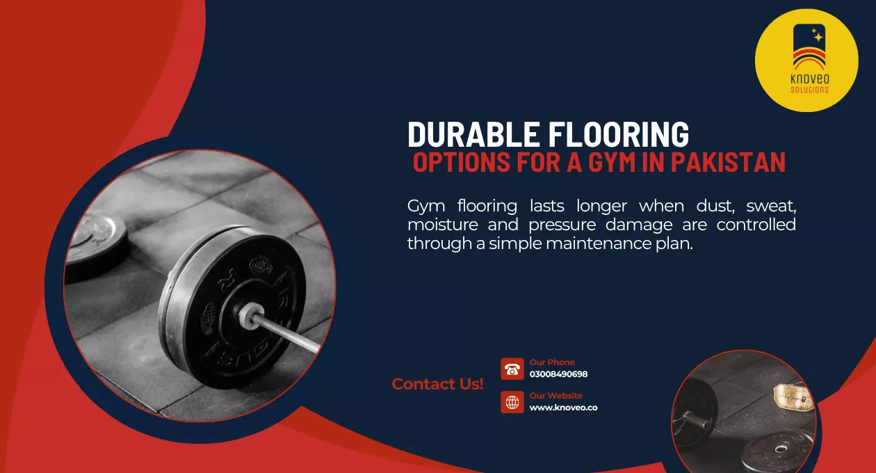Durable flooring options for a gym in Pakistan | knoveo