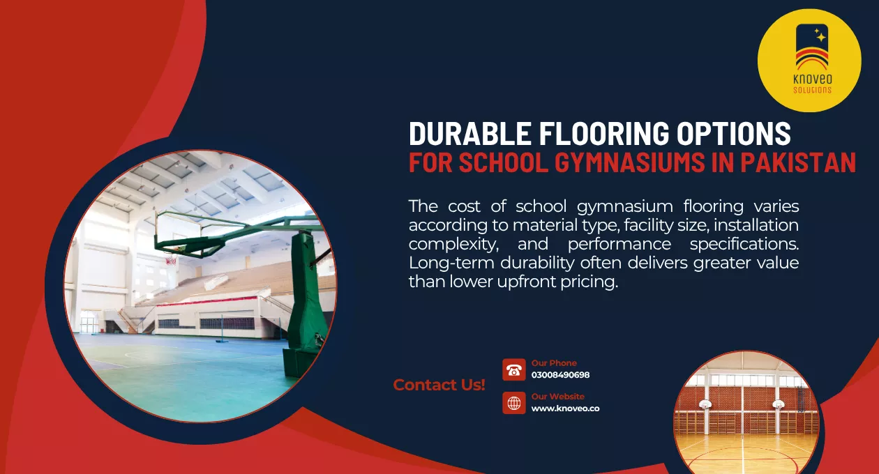 Durable flooring options for school gymnasiums in Pakistan | Knoveo