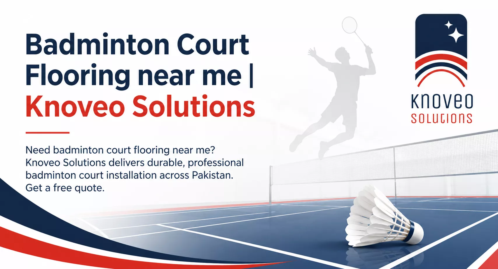 Badminton Court Flooring near me | Knoveo Solutions