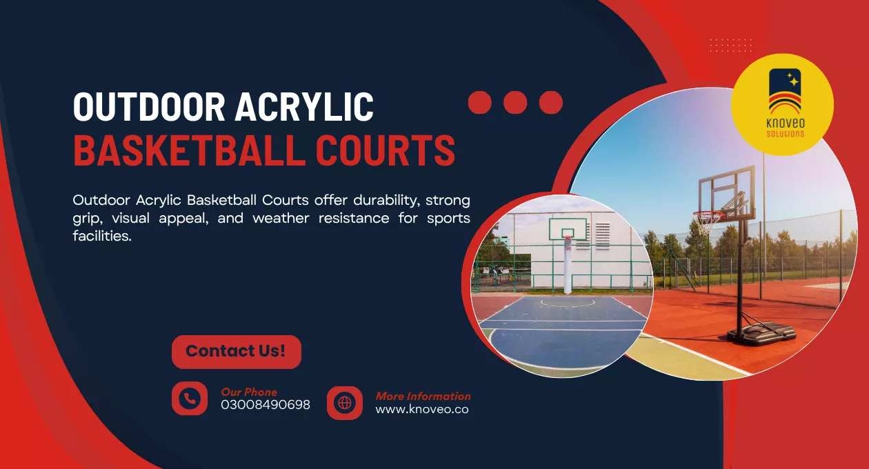 Outdoor Acrylic Basketball Courts | Knoveo Sports Flooring
