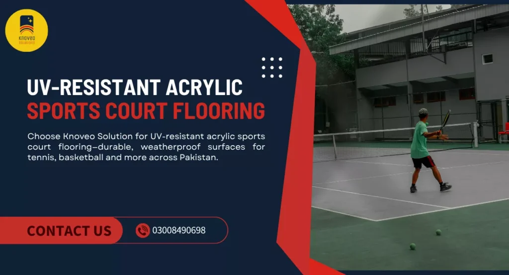 UV-resistant Acrylic Sports Court Flooring | Knoveo Solution