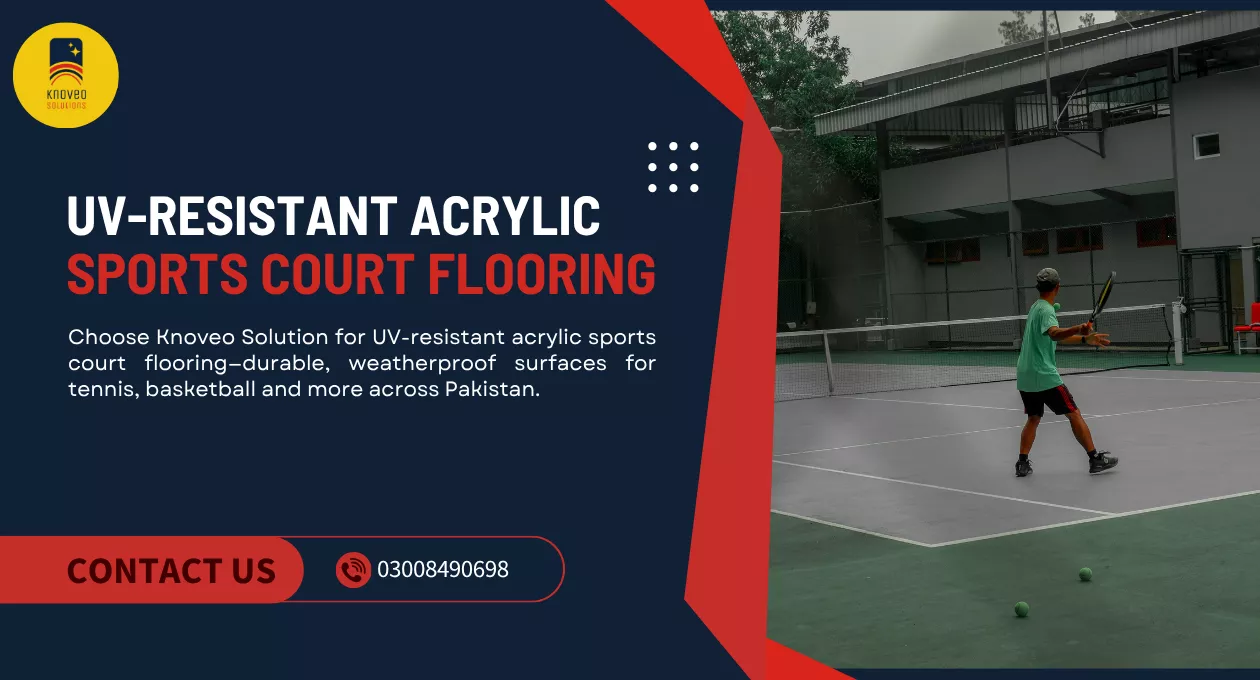 UV-resistant Acrylic Sports Court Flooring | Knoveo Solution