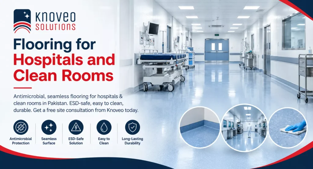 Flooring for Hospitals and Clean Rooms | Knoveo Solutions