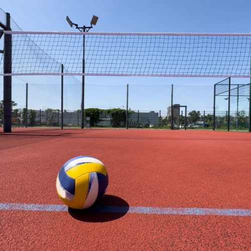 outdoor volleyball court flooring